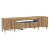 LED TV Cabinet Artisan Oak Engineered Wood 897134