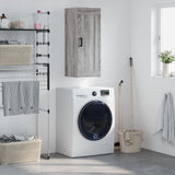 Wall Mounted Cabinet Grey Sonoma 34.5x34x90 cm Engineered Wood 830506