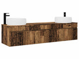 Bathroom Cabinet Set 3 pcs Old Wood 49 x 44.5 x 66 cm 3405775