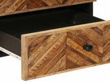 Bedside Table 2 pcs Brown 40 x 33.5 x 46 cm Solid Mango Wood 4018915