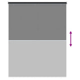 Outdoor Roller Blind UV Protection Anthracite Polyester 42041217