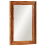 Bathroom Mirror 50x70 cm Solid Wood Acacia and Glass 377590