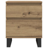 Bedside Cabinets 2 pcs Artisan Oak 40x35x50 cm Engineered Wood 857439