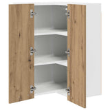 Hanging Cabinet Artisan Oak and White 57 x 57 x 80 cm 884297