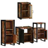 Bathroom Furniture Set 4 pcs Multicolour Solid Reclaimed Wood 3305685