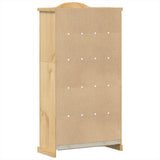 Glass Display Cabinet Corona 99x43x187 cm Solid Wood Pine 4005682