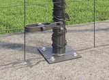 Welded Wire Fence with Concrete Base 10 x 1.5 m 3350929