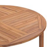 Garden Dining Table 110x75 cm Solid Wood Teak 318476