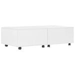 ZNTS Coffee Table High Gloss White 120x60x35 cm 283727