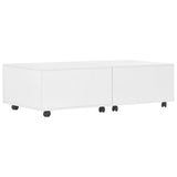 ZNTS Coffee Table High Gloss White 120x60x35 cm 283727