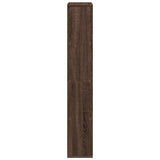 Bookcase Brown Oak 60x20x120.5 cm Engineered Wood 858153