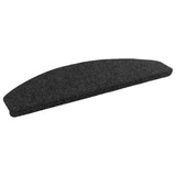 Self-adhesive Stair Mats 15 pcs Black 80 x 28 x 3.5 cm 42040595