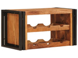 Wine Rack Brown 60 x 45 x 33 cm Solid Acacia Wood 4104755