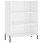 Highboard White 69.5x32.5x180 cm Engineered Wood 3189581