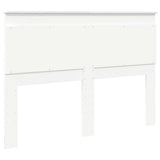 Headboard with Headboard White 150 cm Engineered Wood 887441