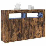 Sideboard Smoked Oak 116 x 30 x 75 cm Engineered Wood 3333880