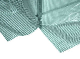 2.45 x 2m Polytunnel Greenhouse, Walk-in Greenhouse with Large Roll-Up Door & Windows, Plastic T3398P313589