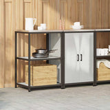 Kitchen Storage Set HATTEM 2 pcs Silver Stainless Steel 3392691