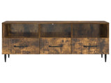 TV Cabinet Smoked Oak 102 x 34.5 x 50 cm Engineered Wood 894910