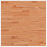 Table Top 70x70x1.5 cm Square Solid Wood Beech 355969