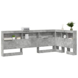 Storage Headboard Concrete Grey 75 cm Engineered Wood 3335528