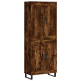 Highboard Smoked Oak 69.5x34x180 cm Engineered Wood 3199710