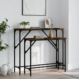 Console Tables 2 pcs Smoked Oak Engineered Wood 834142