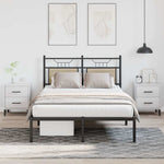 Bed Frame without Mattress Sonoma Oak 120x200 cm Engineered Wood 4106790