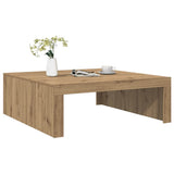 Coffee Table Artisan Oak 100x100x35 cm Engineered Wood 856685
