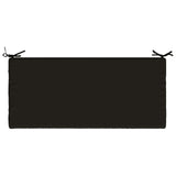 2-Piece Bench Cushions SOEST 2 pcs 100% Polyester Black 949327