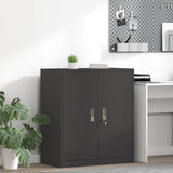 Storage Cabinet Black 80 x 40 x 90 cm Steel 891682