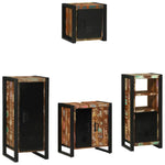 Bathroom Furniture Set 4 pcs Multicolour Solid Reclaimed Wood 3305653