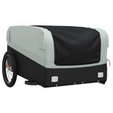 Bike Trailer Black and Grey 45 kg Iron 94049