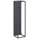 Firewood Rack Anthracite 25x25x100 cm Cold-rolled steel 864269