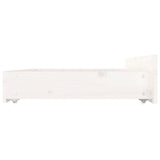 Bed Frame without Mattress with Drawers White Small Double 3103540