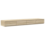 Storage Bed Frame with Drawer Sonoma Oak 236.5 x 160 x 31.5 cm 3335655