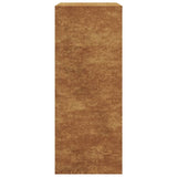 Firewood Rack 60x40x100 cm Weathering Steel 850995