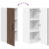 Wall Cabinet LUCCA Brown Oak 30 x 31 x 80 cm Engineered Wood 885019