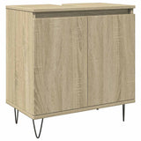 Bathroom Cabinet Sonoma Oak 58x33x60 cm Engineered Wood 849674
