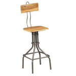 Bar Chairs 2 pcs Solid Reclaimed Teak Wood 245807