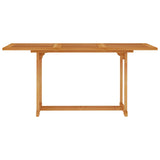 7 Piece Garden Dining Set Solid Teak Wood 3059552
