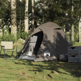 Camping Tent Dome 2-Person Brown Waterproof 4009613