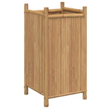 Planter 40x40x80 cm Bamboo 366466