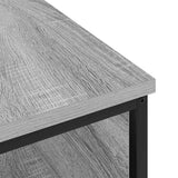 Bedside Cabinet Grey Sonoma 41 x 28 x 76 cm Engineered Wood 859578