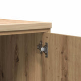 Garage Storage Cabinet Artisan Oak 40x51x85 cm Solid Wood Pine 860570
