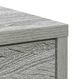 Sideboard with Drawers and Doors Grey Sonoma 73x31x90 cm 861855
