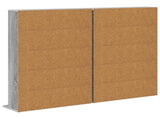CD Cabinet 2 pcs Grey Sonoma 65 x 23.5 x 97.5 cm 8012685