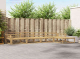 Outdoor Sofa Set 5 pcs White 329 x 162.5 x 73 cm 3386298