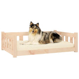 Dog Bed 95.5 x 65.5 x 28 cm Natural 833255
