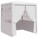 Professional Party Tent with Side Walls 2.5x2.5 m White 90 g/m 48518